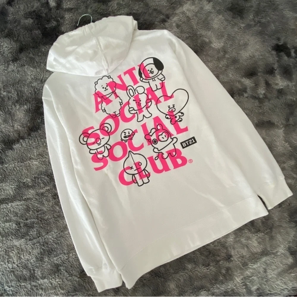 Anti Social Social Club x BT21 Print Hoodie